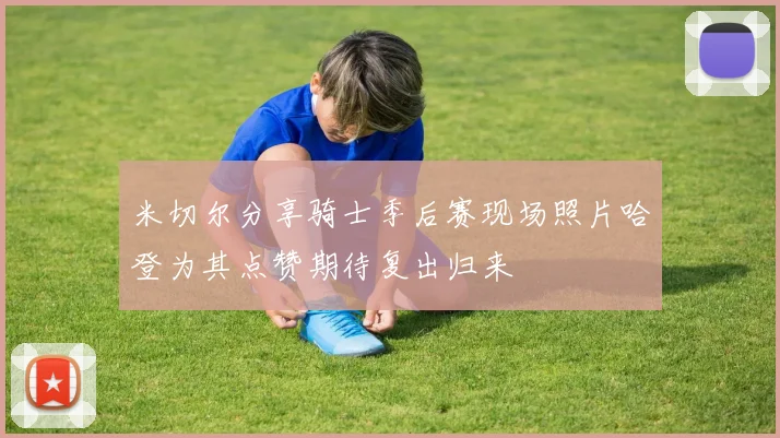 米切尔分享骑士季后赛现场照片哈登为其点赞期待复出归来